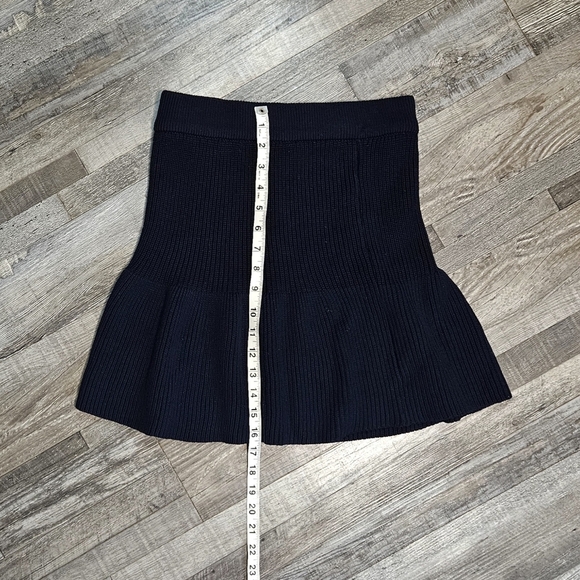 🩷ZARA Dark Blue Knit Skirt Size S💜 - Picture 4 of 5